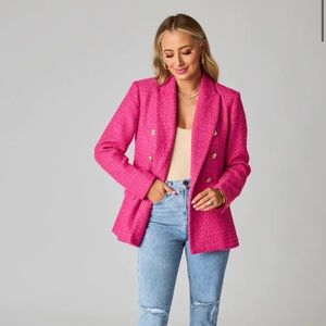 Buddylove tweed blazer